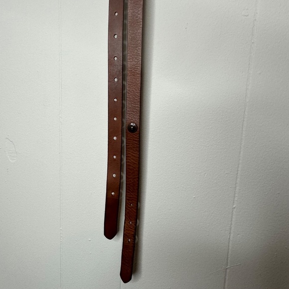 Diesel Women’s Double Leather belt, Size XS-S, National brown color main image 6